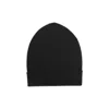 Rick Owens Black Textured Beanie Hat In Brown