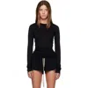 Rick Owens Black Tower Basic Ls T-shirt In 09 Black