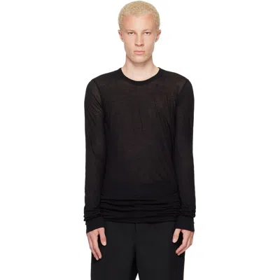Rick Owens Black Tower Basic Ls T-shirt