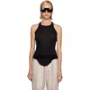 Rick Owens Basic Rib Tank Top For Women In Black