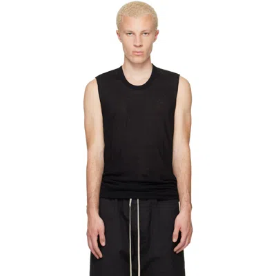 Rick Owens Black Tower Basic Sl Tank Top