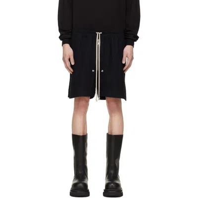 Rick Owens Black Tower Bela Boxers Shorts