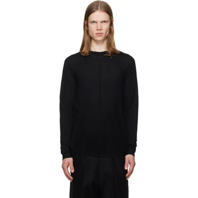 Rick Owens Black Tower Biker Level Sweater