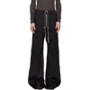 Rick Owens Black Concordians Tailored Cargobelas Cargo Pants In Black