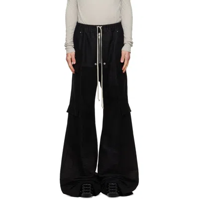RICK OWENS BLACK TOWER CARGOBELAS CARGO PANTS
