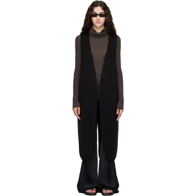 Rick Owens Black Tower Cyclops Vest