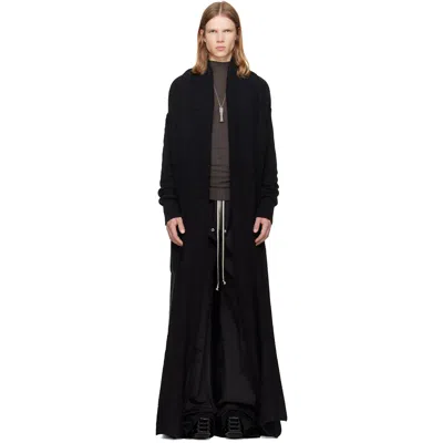 Rick Owens Black Tower Dafne Robe Cardigan