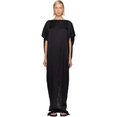 Rick Owens Black Tower Dagger Maxi Dress In 09 Black