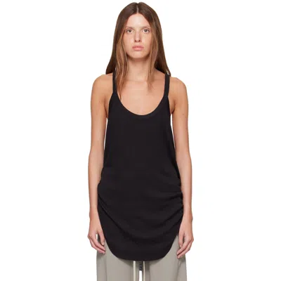 Rick Owens Black Tower Gigi Tank Top In 09 Black
