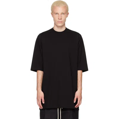 RICK OWENS BLACK TOWER JUMBO S/S T-SHIRT