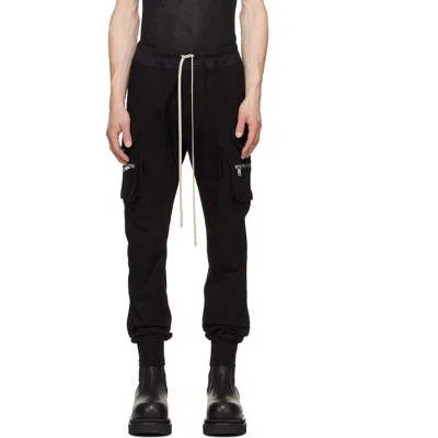 Rick Owens Black Tower Mastodon Cargo Pants