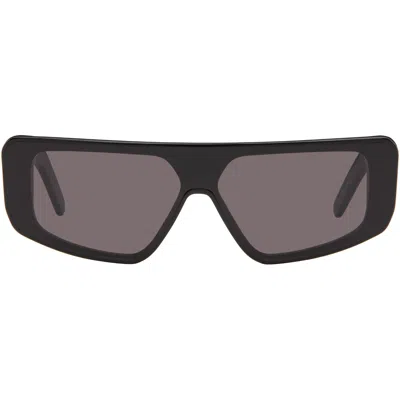 Rick Owens Performa Slim Geometric Sunglasses In Metallic