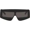 Rick Owens Phleg Rectangular Sunglasses In Black