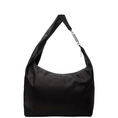 Rick Owens Black Tower Runway Gemini Bag In 09 Black
