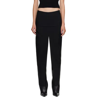 Rick Owens Black Tower Sliced Maxi Skirt
