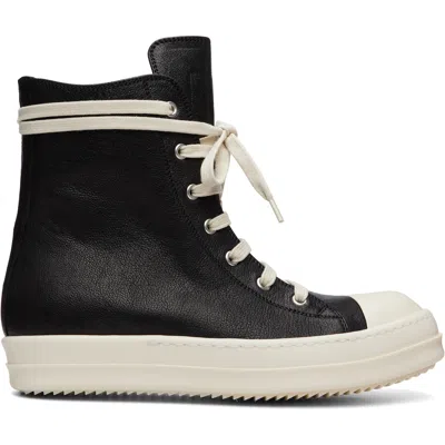 Rick Owens Black Tower Sneaks Sneakers In Transparent