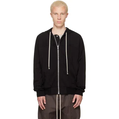 Rick Owens Black Tower Windbreaker Hoodie