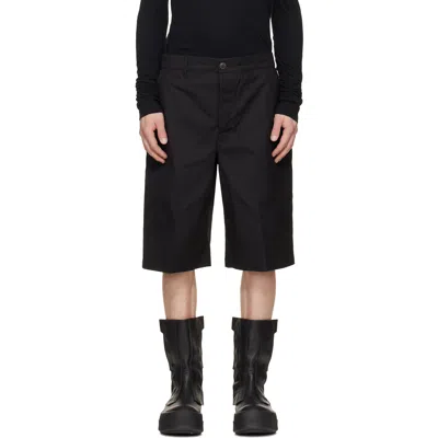 Rick Owens Black Tower Work Shorts