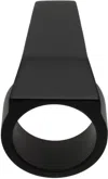Rick Owens Black Trunk Ring In 09 Black