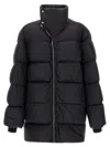 Rick Owens Black Turtle Coat Down Jacket In Black