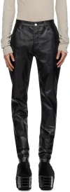 Rick Owens Black Tyrone Jeans In 09 Black