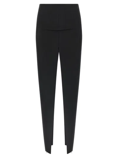 Rick Owens Black Virgin Wool Mini Women's Skirt