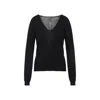 Rick Owens Woman Sweater Black Size S Virgin Wool In Black