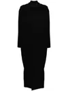 Rick Owens Island Coat In Cashmere In Black
