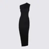 Rick Owens Black Wool Dress