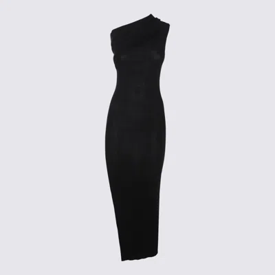 Rick Owens Black Wool Dress