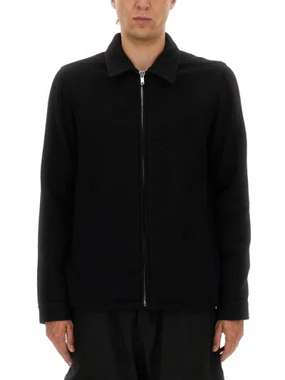 RICK OWENS RICK OWENS BLACK WOOL JACKETS