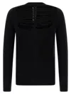 Rick Owens Ls Top Sweaters And Cardigans Black In Black