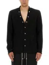 Rick Owens Black Wool Shirts In Black