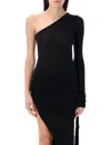 Rick Owens Black Ziggy Top In Black