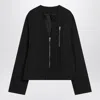 Rick Owens Black Hollywood V Safety Jacket In Black