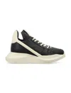 Rick Owens Geth High-top Sneakers In Blackwhite