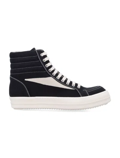 Rick Owens Blackwhite High Top Sneakers