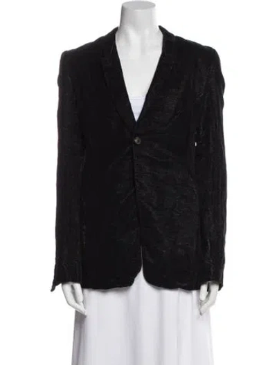 Pre-owned Rick Owens Blazer In Blue