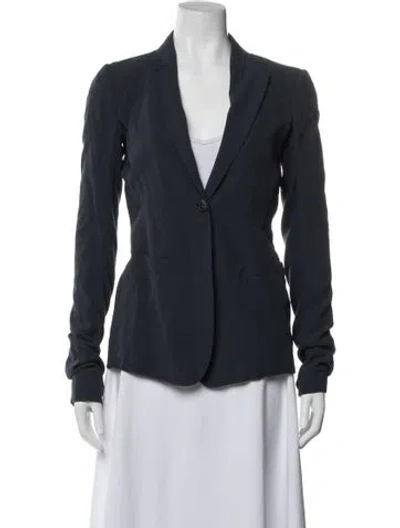 Pre-owned Rick Owens Blazer In Blue