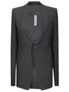 Rick Owens Blazer Extreme Soft Blazer In Gray