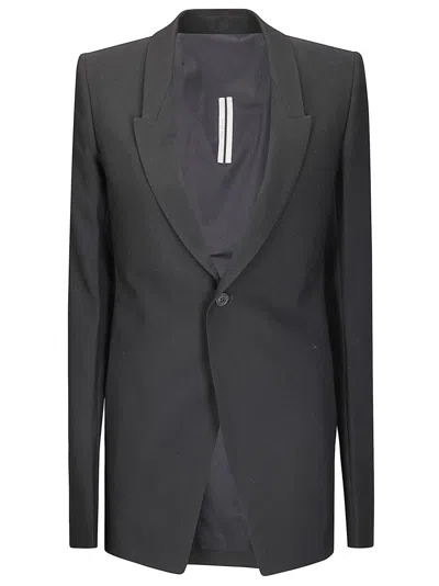 Rick Owens Blazer Extreme Soft Blazer In Gray