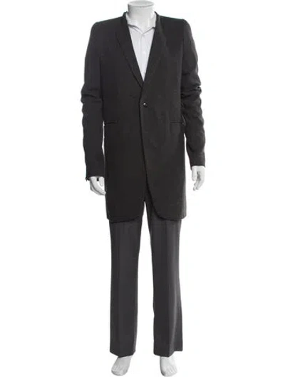 Pre-owned Rick Owens Blazer In Gray