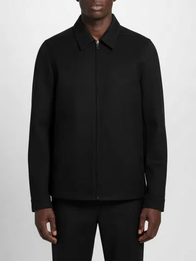 Rick Owens Concordians Zipped Hoodie In Black