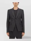 Rick Owens Single-breasted Virgin Wool Blend Blazer