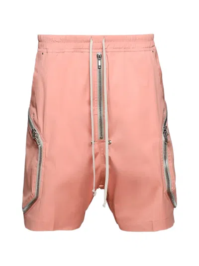 Rick Owens Blixa Bela Shorts In Pink