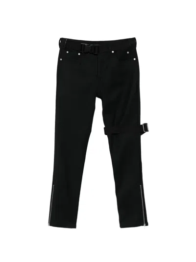 Rick Owens Blixa Belt Jeans In Black