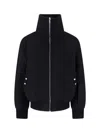 Rick Owens Structured Black Jacket With Minimalist Design In Black