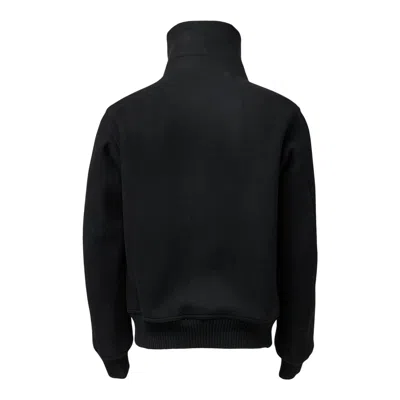 Rick Owens Blixa Dracucollar Bomber In Black
