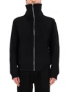 Rick Owens Blixa Dracucollar Jacket In Black