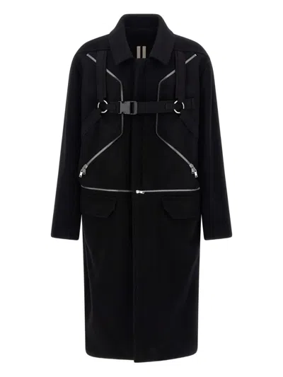 RICK OWENS RICK OWENS BLIXA JUMBO MAC ZIP-UP COAT